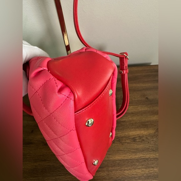 Anna Sui Pink Quilted Crossbody Bag - Picture 6 of 9